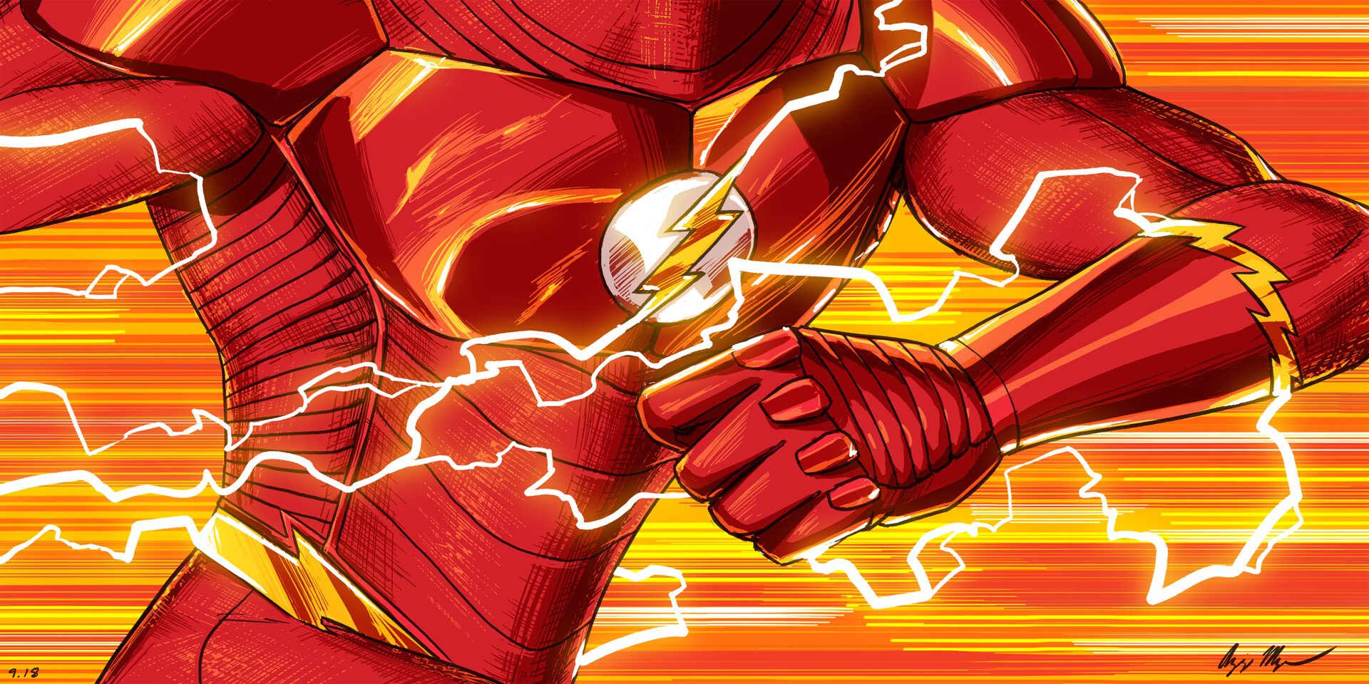 Comic Flash Image
