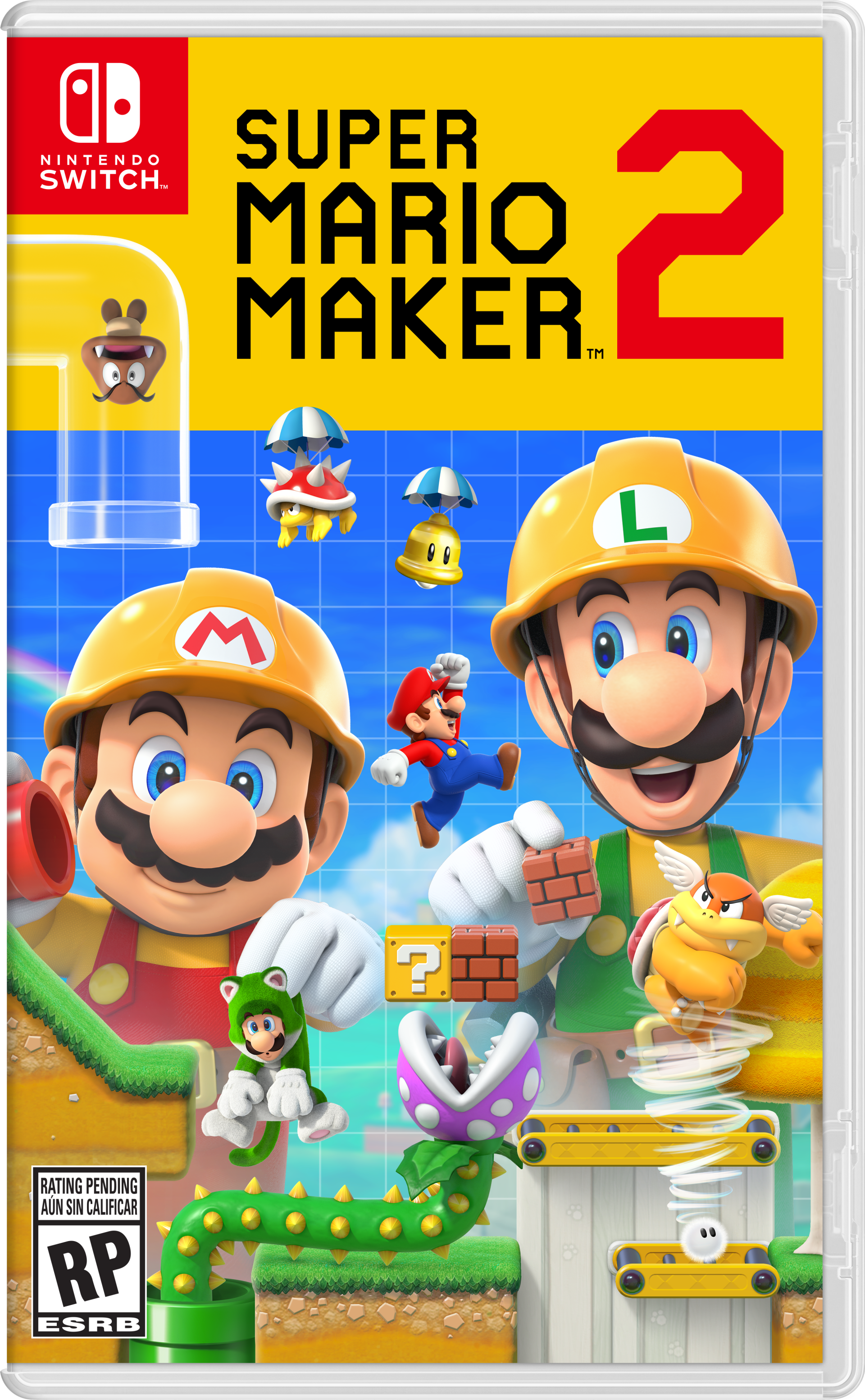 Luigi Mario video game Super Mario Maker 2 Image