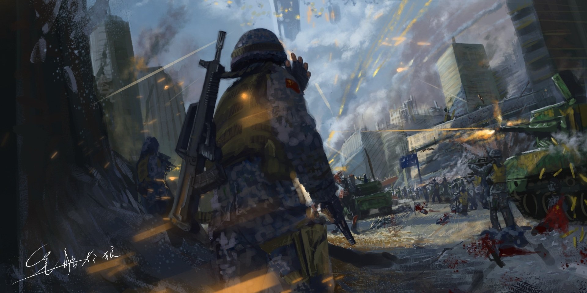Sci Fi war Image