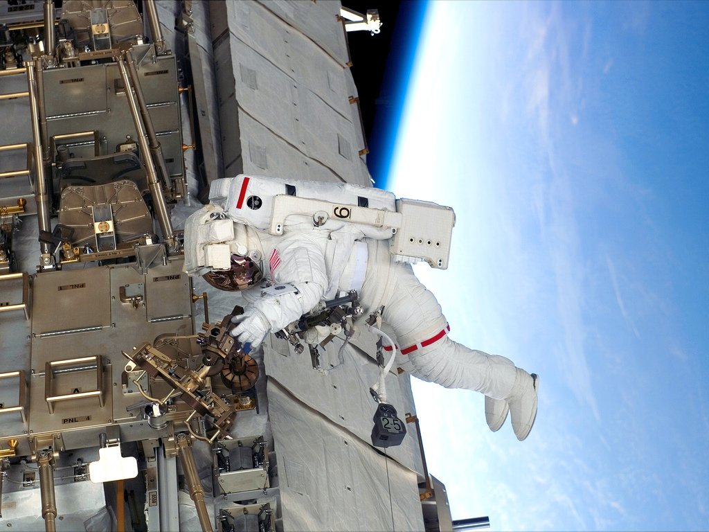 earth space shuttle astronaut from space man made NASA Image