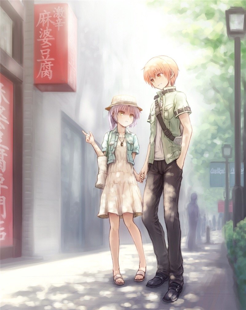 Kanade Tachibana Yuzuru Otonashi Anime Angel Beats! Image