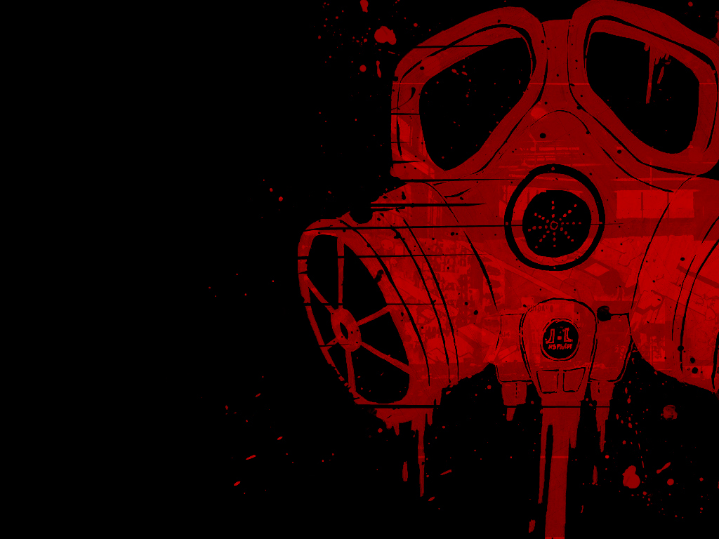 Red Gas Mask