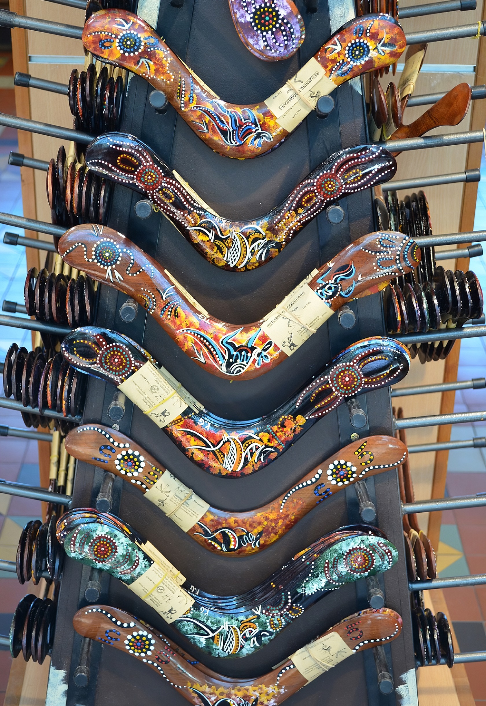 Boomerangs in a Tourist Shop at Katoomba, NSW by lonewolf6738