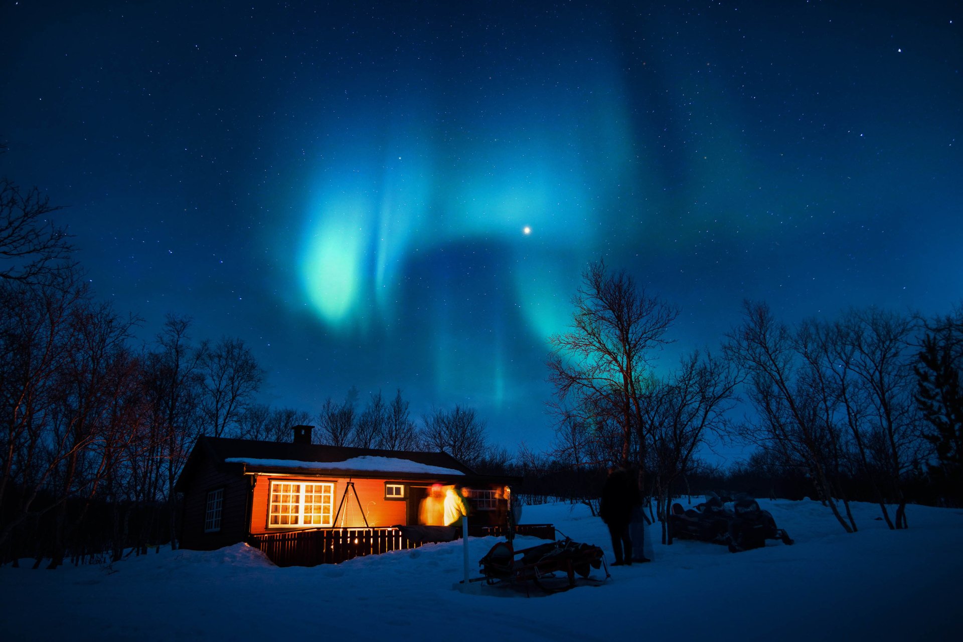 night photography winter winter night Image