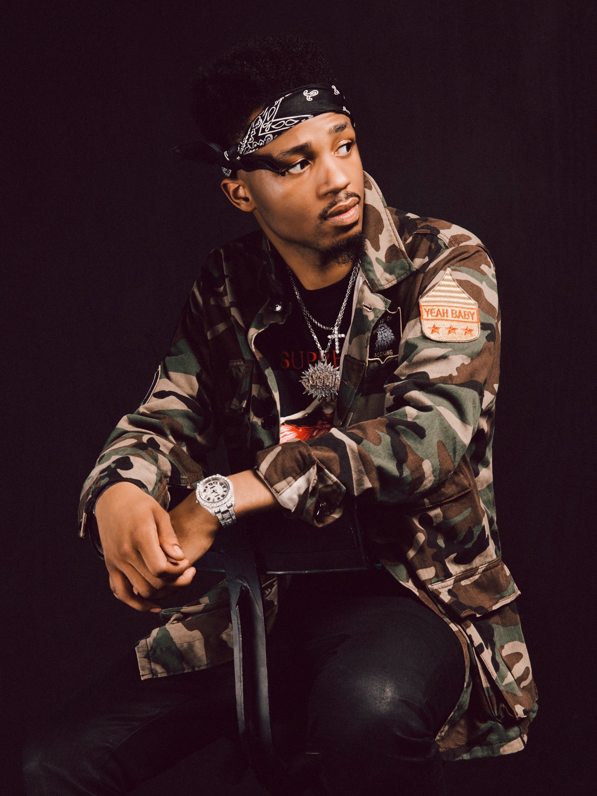 music Metro Boomin fashion portrait camouflage Image