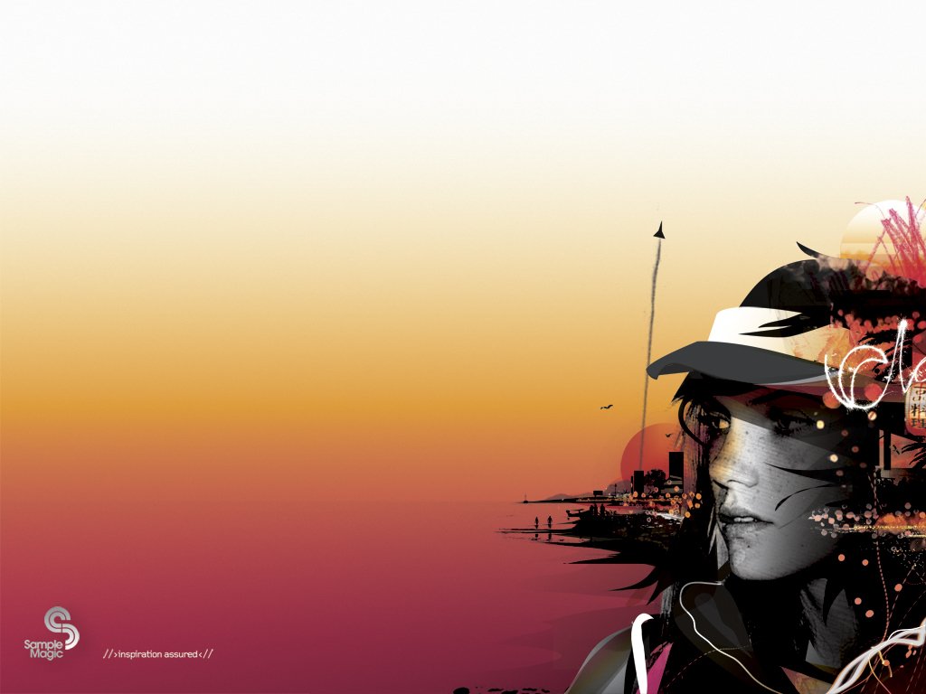 An artistic depiction of a human figure with a striking skyline background, blending vibrant colors and dynamic imagery to create a visually captivating scene.