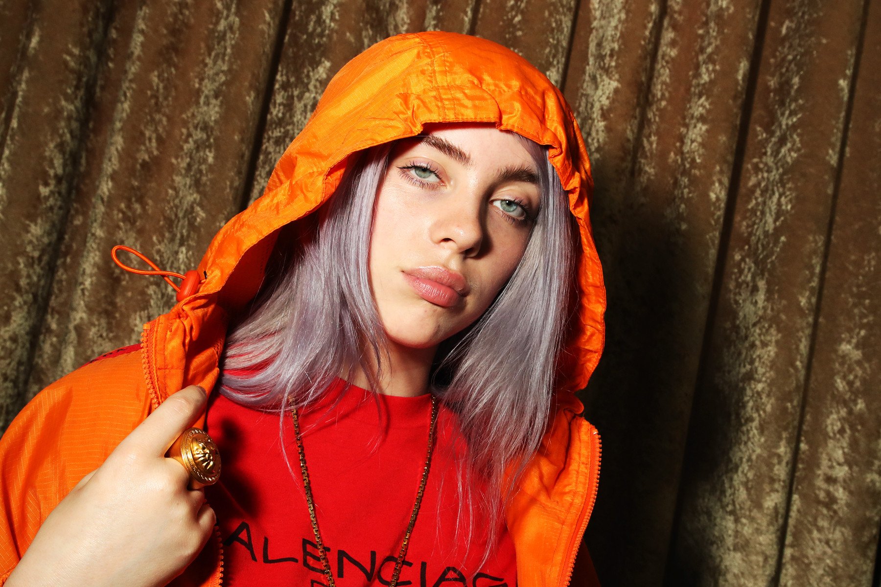 music Billie Eilish fashion portrait streetwear Image