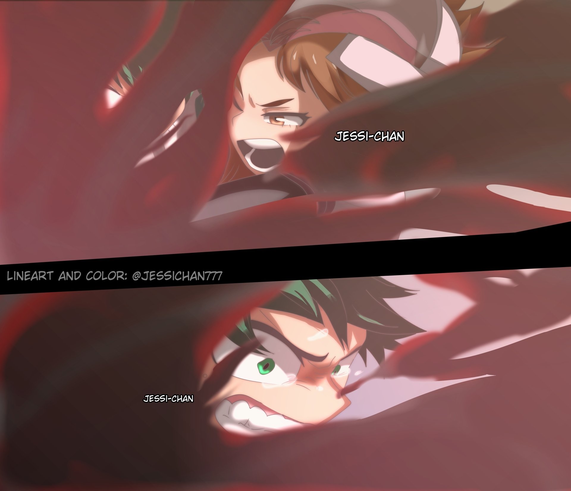 Izuku Midoriya Ochaco Uraraka Anime My Hero Academia Image