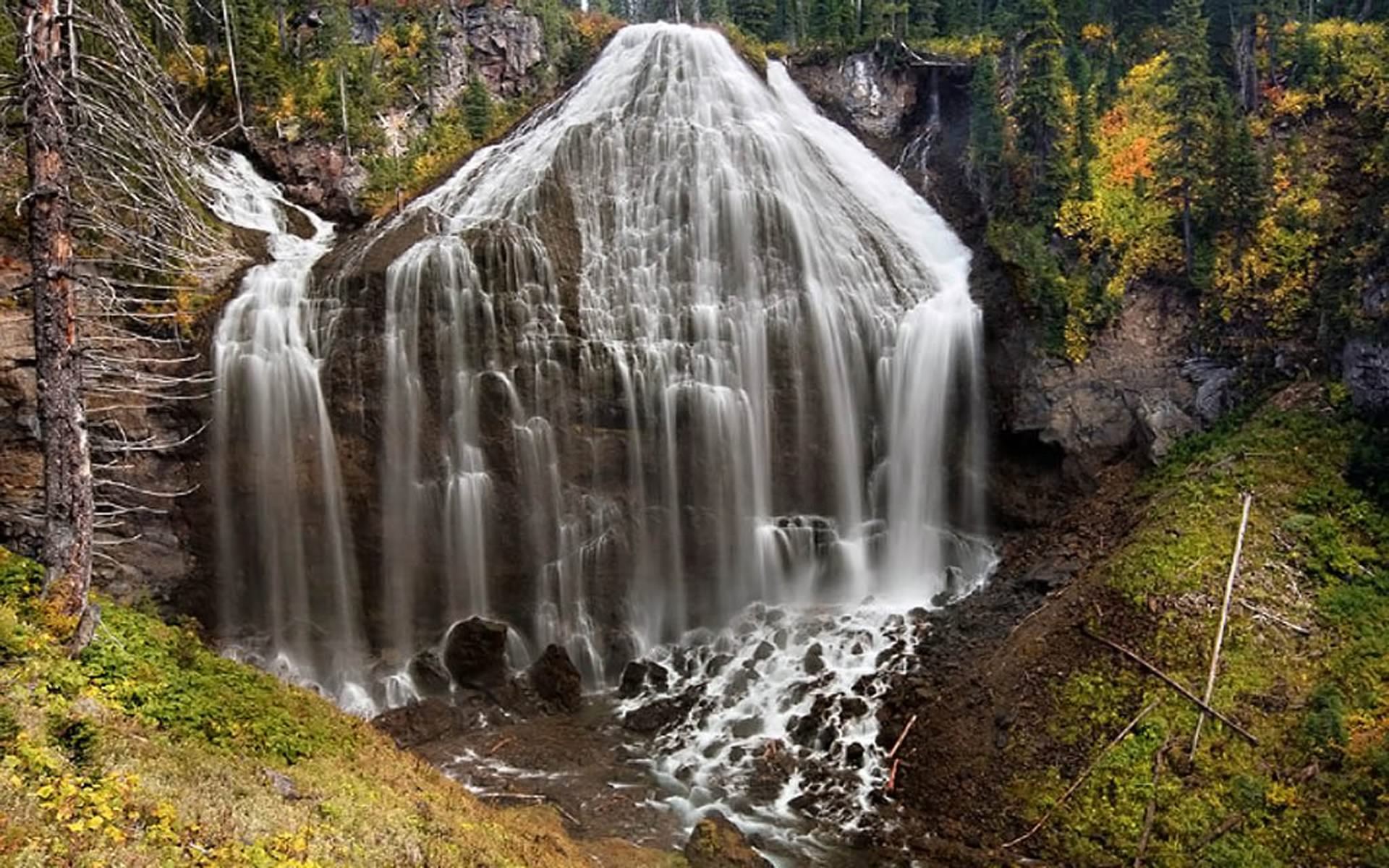 Йеллоустонский национальный парк водопады