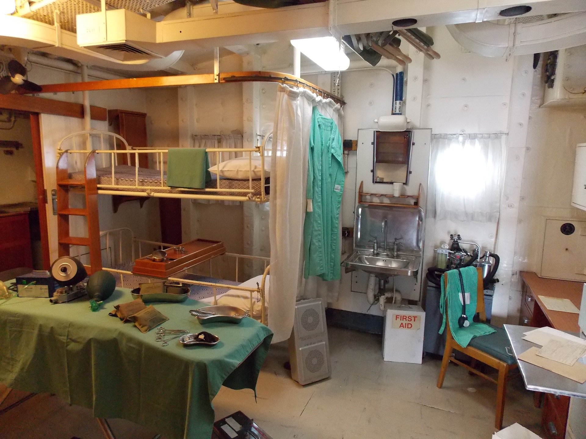  Infirmary or Sick Bay, HMAS Vampire (D11), Australian National Maritime Museum