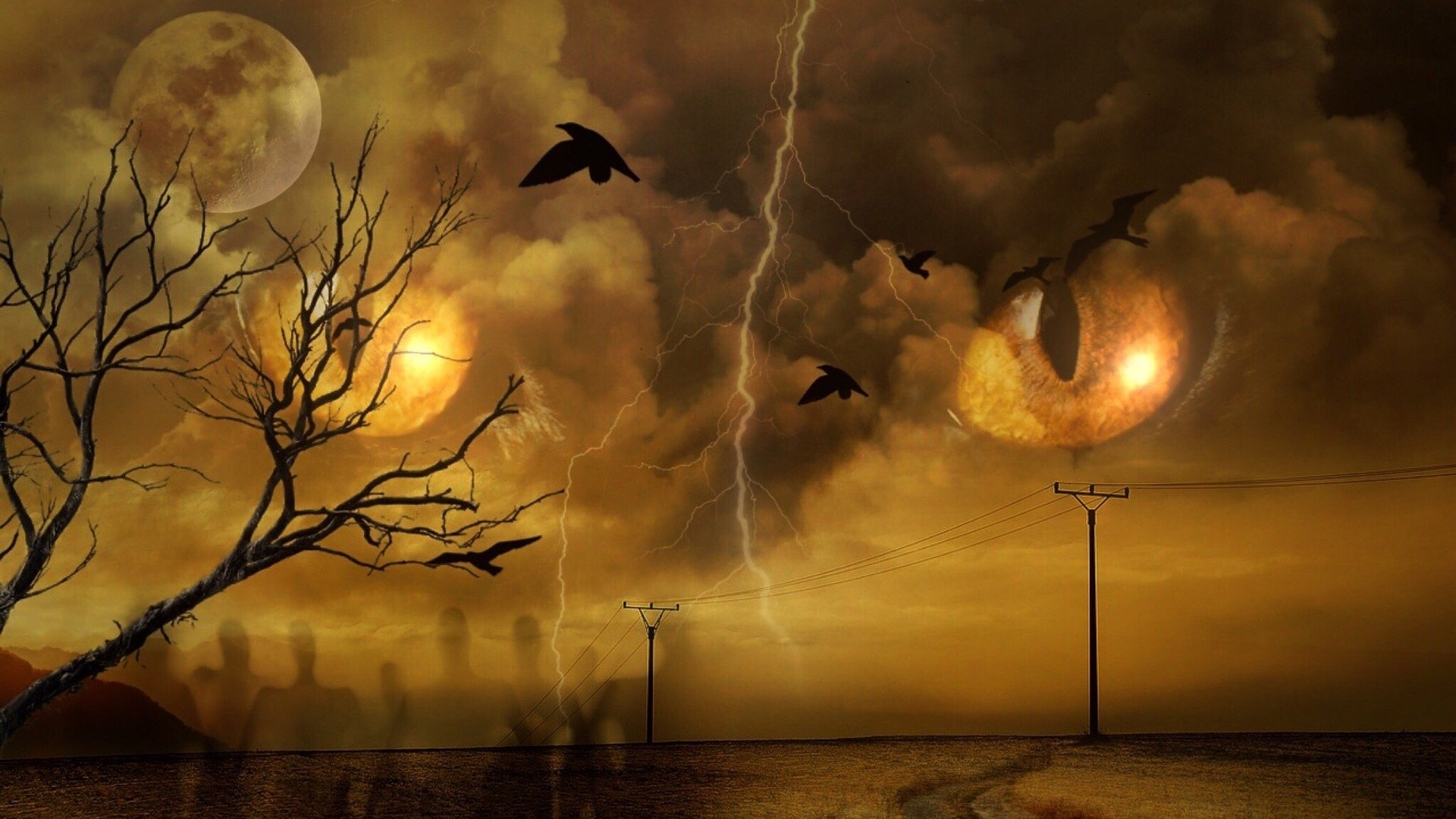  Demon Eyes in the Sky