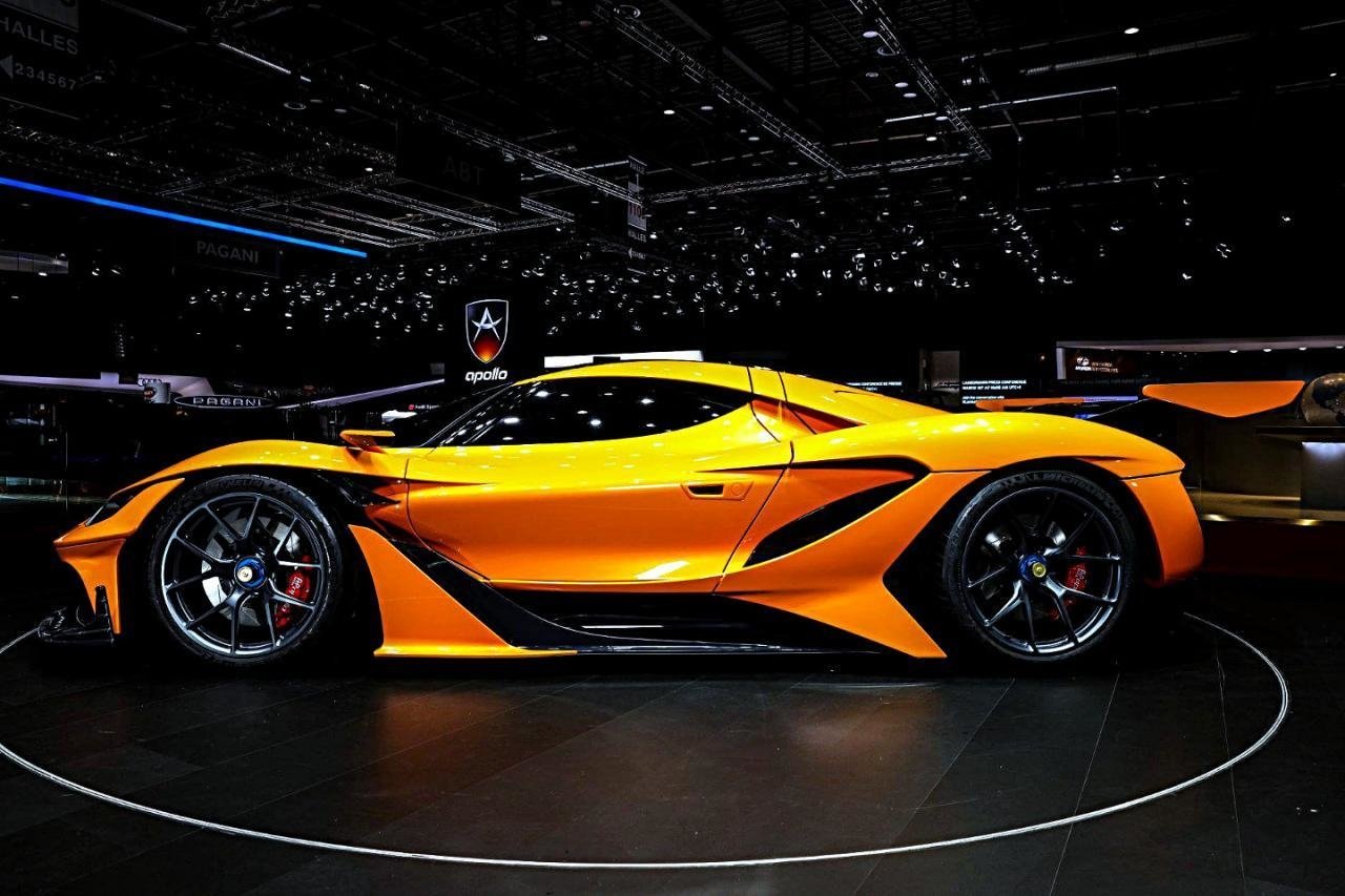 supercar orange car concept car vehicle Apollo Arrow Image
