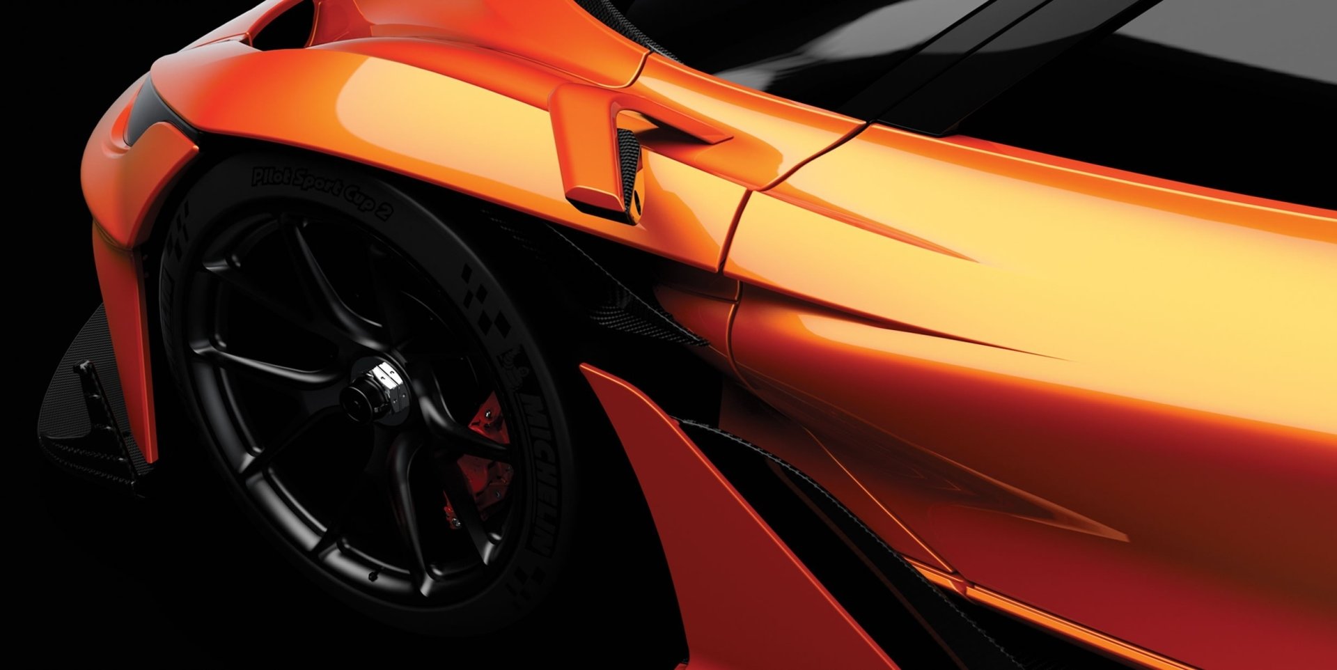 orange car supercar vehicle Apollo Arrow Image