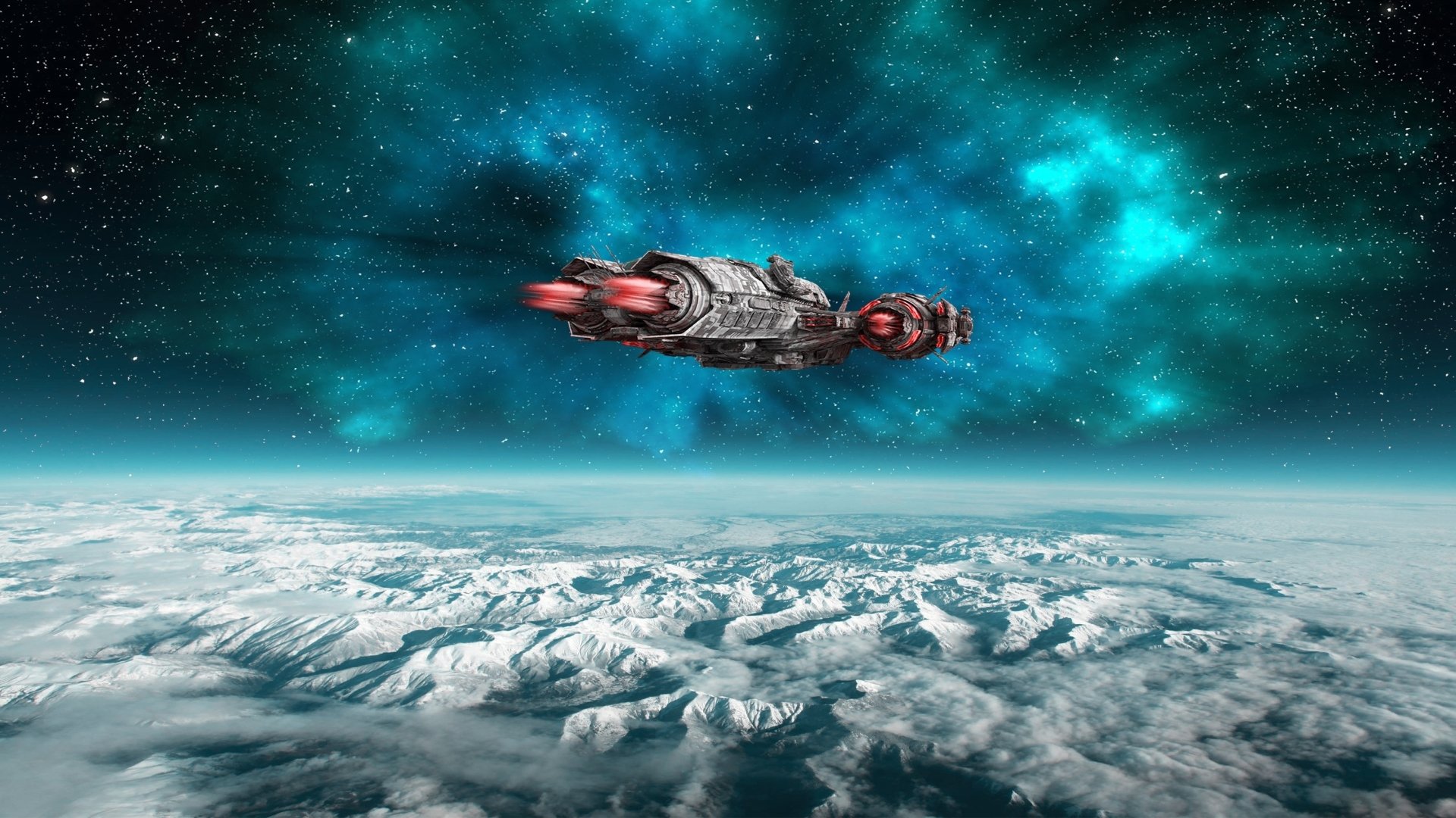 Sci Fi spaceship Image