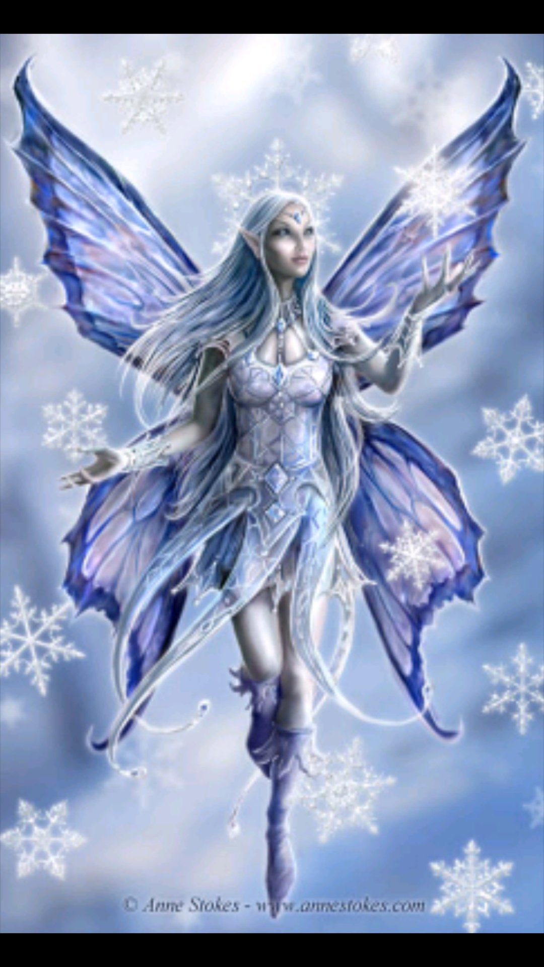  Violet Fairy by Anne Stokes