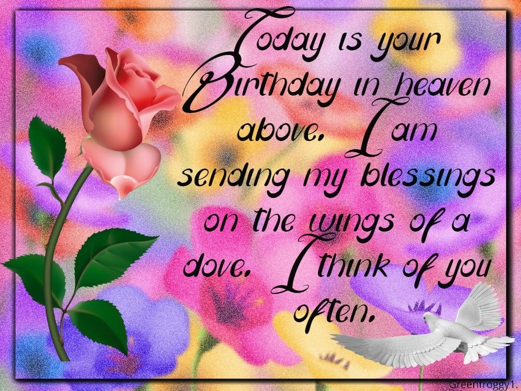  BIRTHDAY IN HEAVEN
