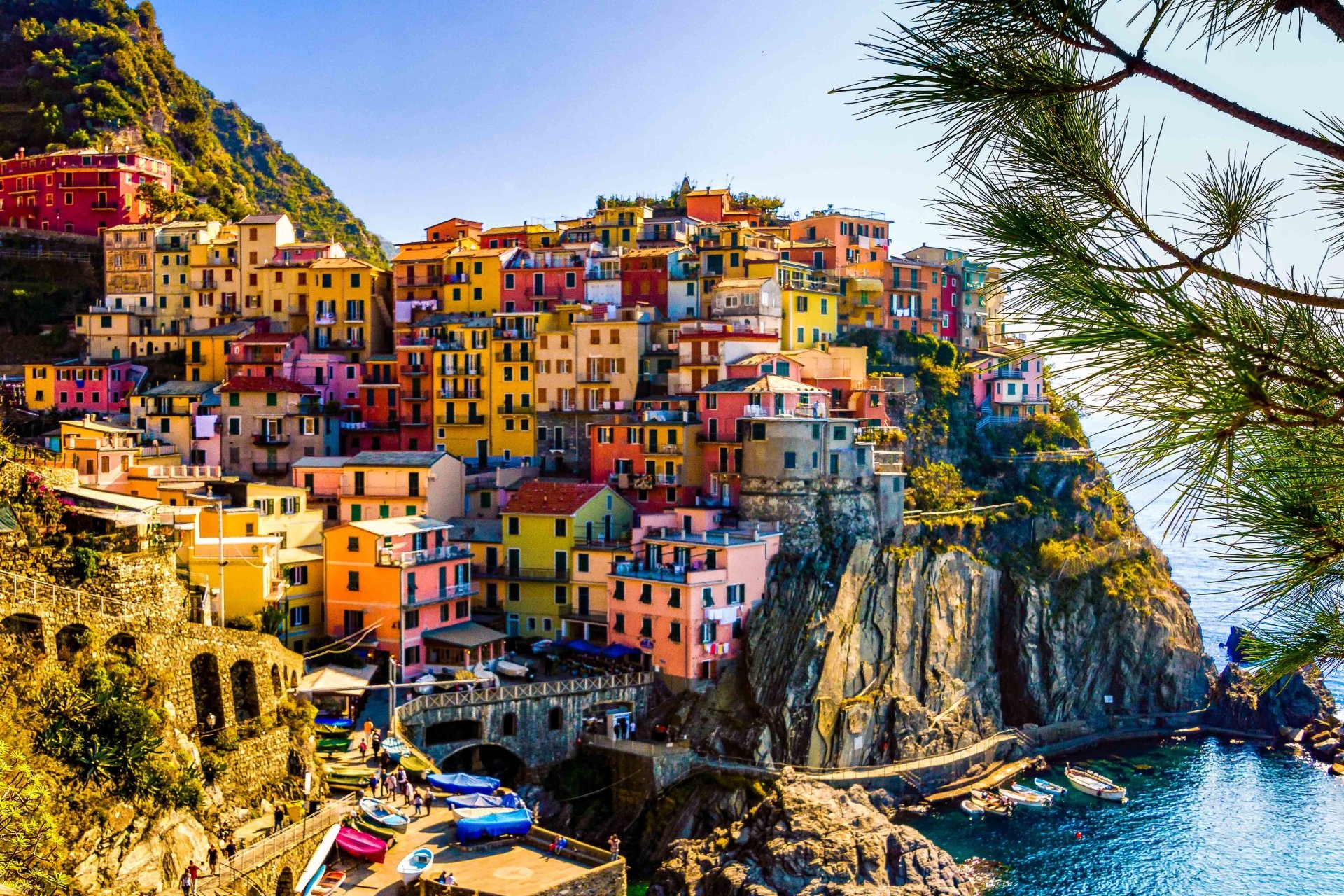 village man made Manarola Image