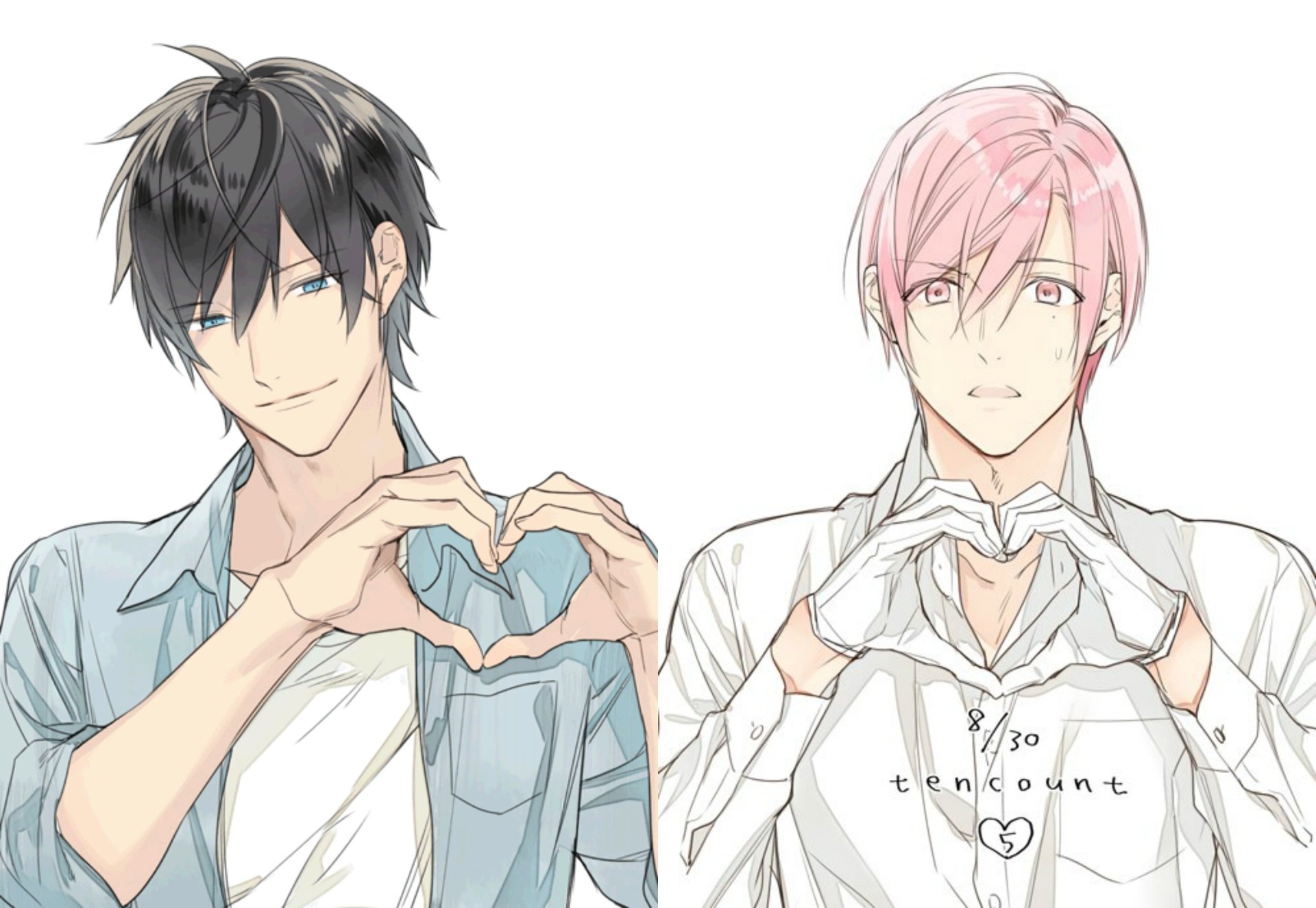 Anime Ten Count Riku Kurose Tadaomi Shirotani Image. 