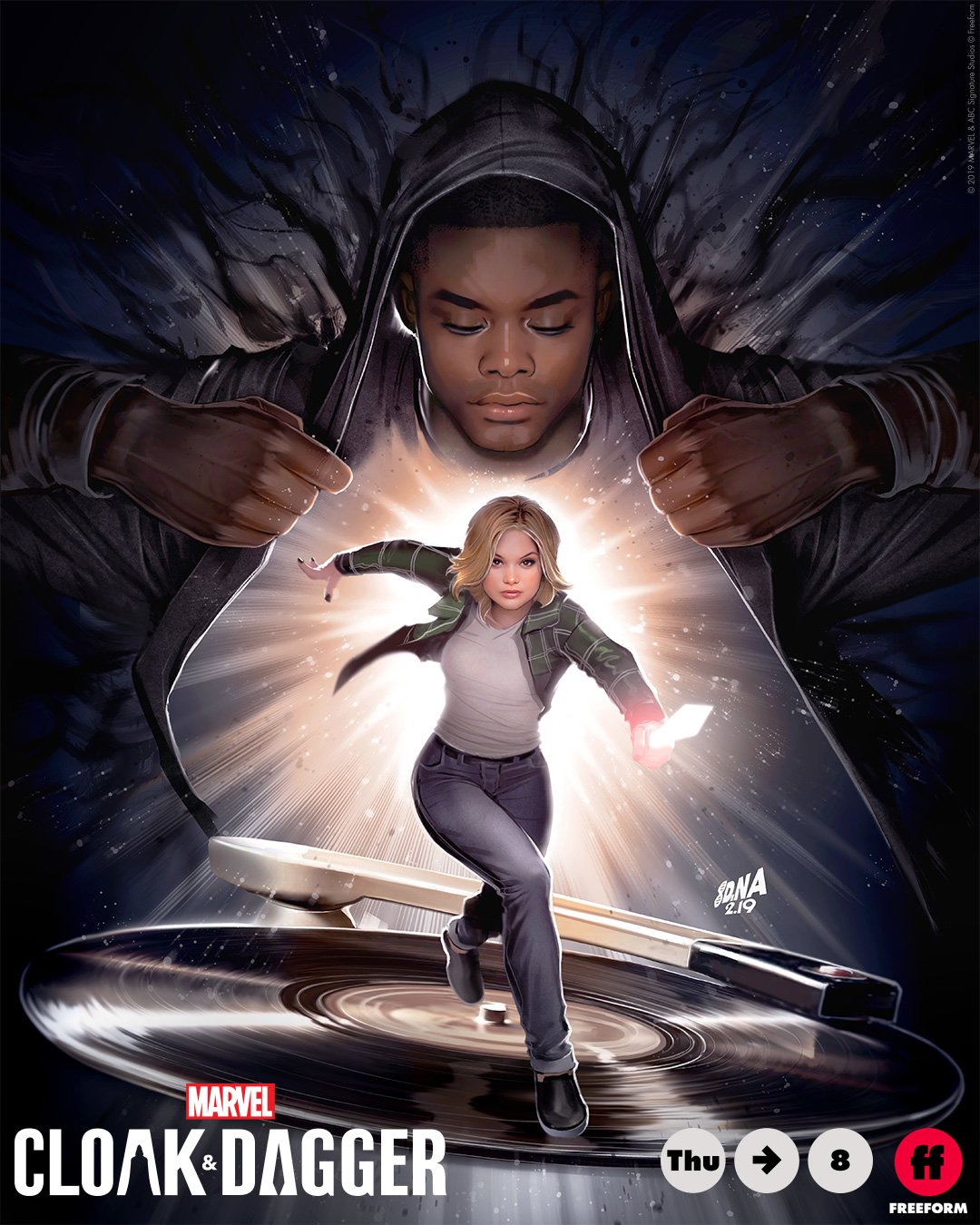Aubrey Joseph Olivia Holt TV Show Cloak & Dagger Image