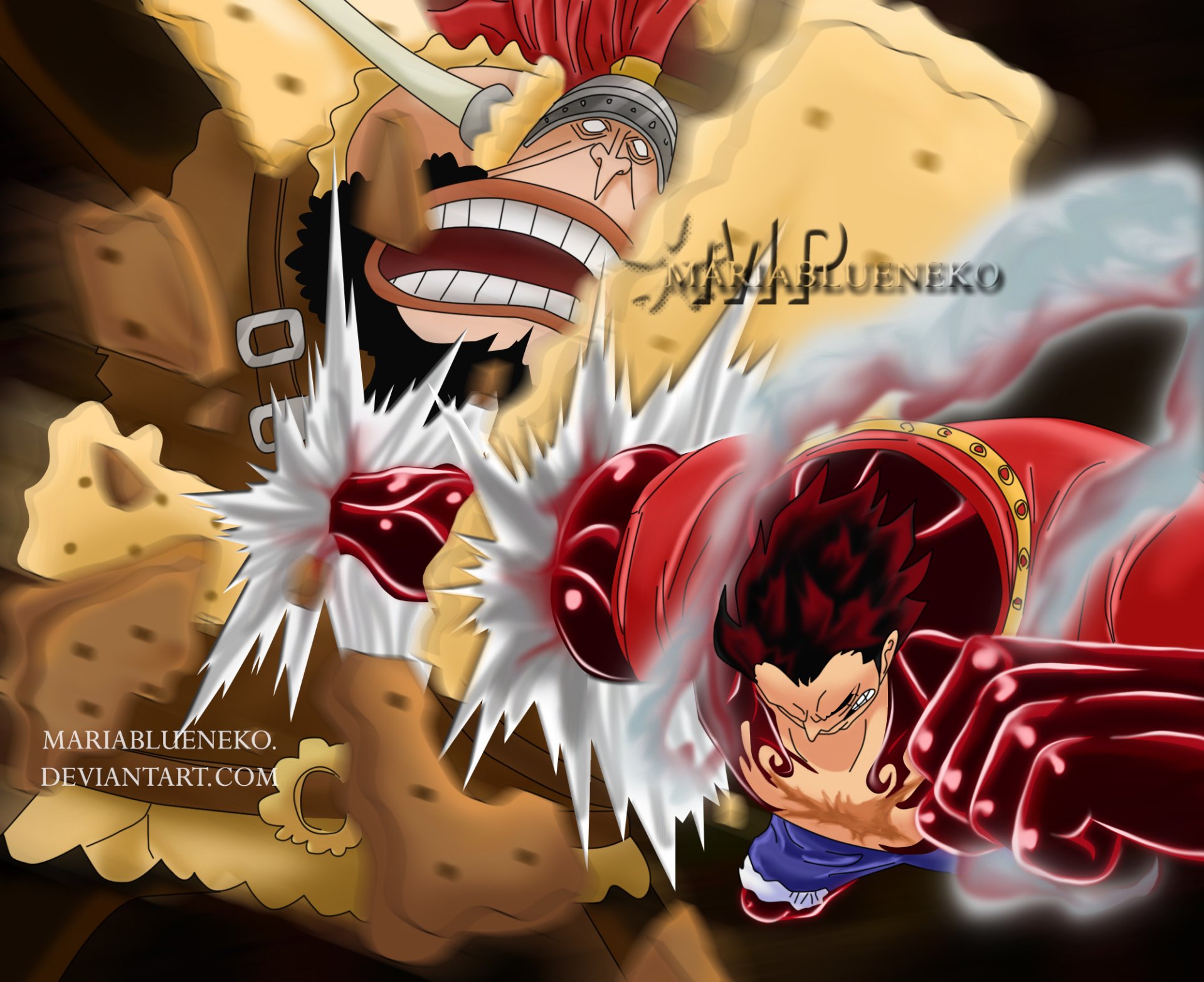  Luffy gear 4 by MariaBlueNeko