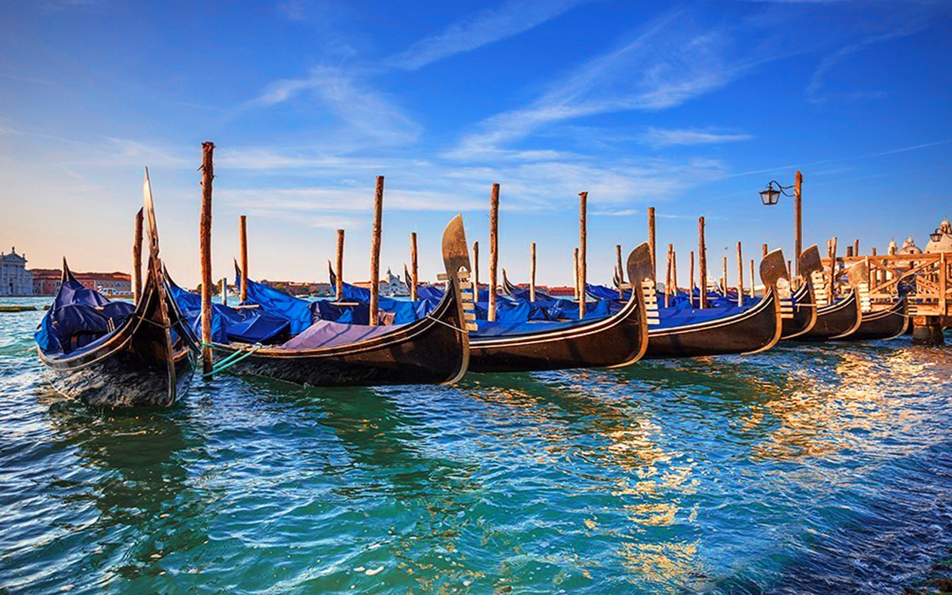  Gondolas in Venice