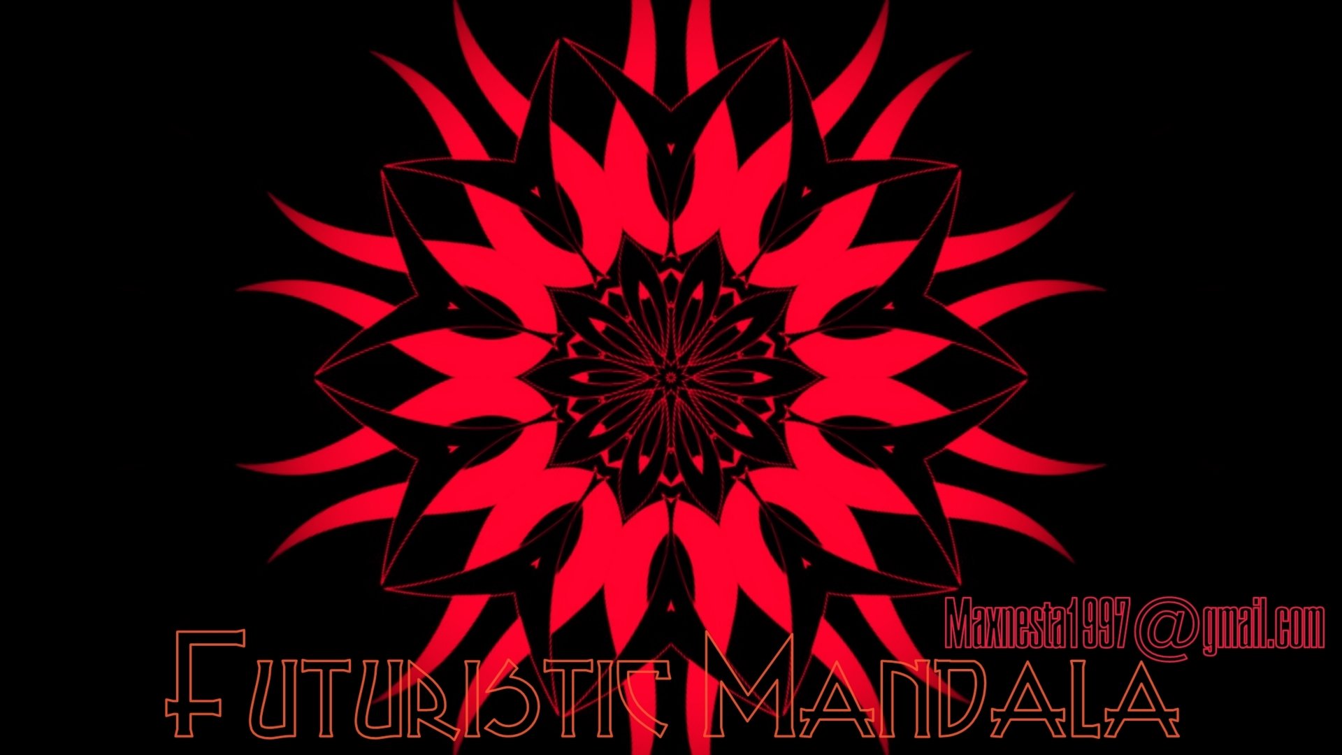  Futuristic Mandala Art by MaxNesta1997