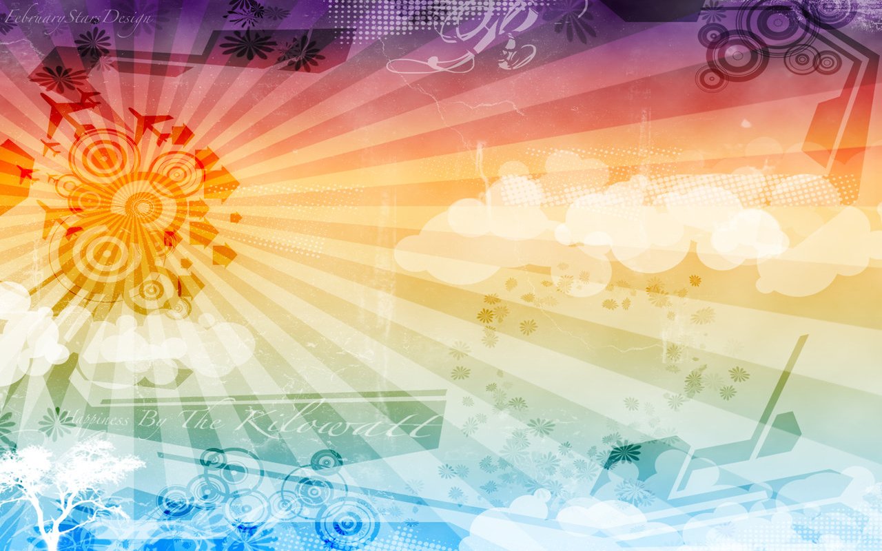 Radiant Vector Art: A Light-filled Journey
