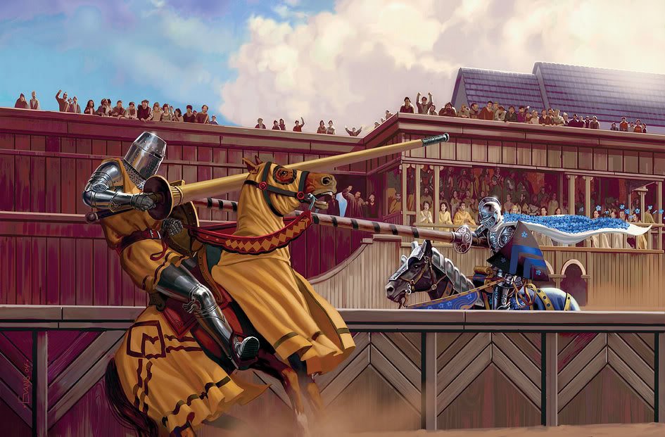 jousting fantasy knight Image