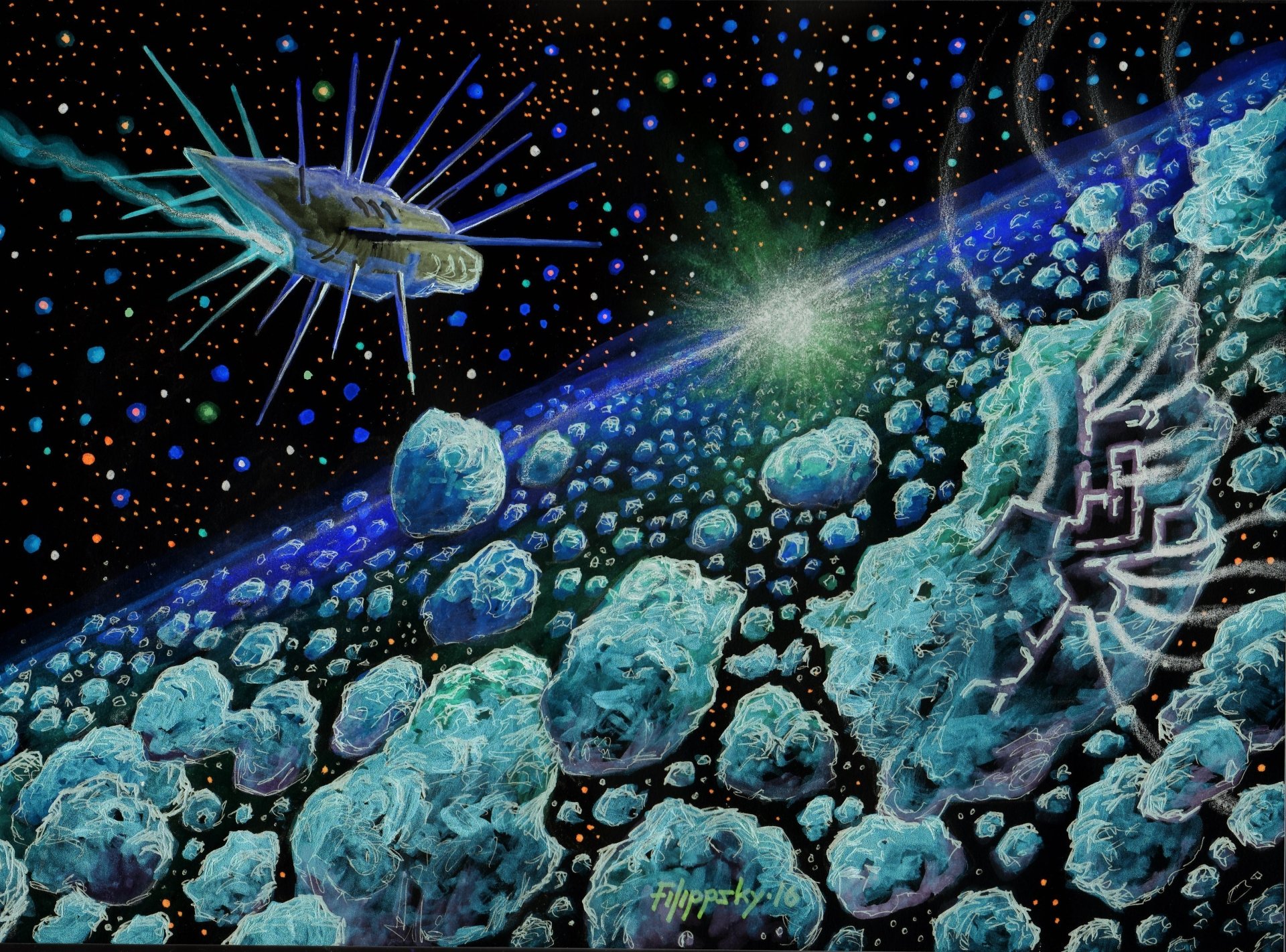 Sci Fi spaceship Image