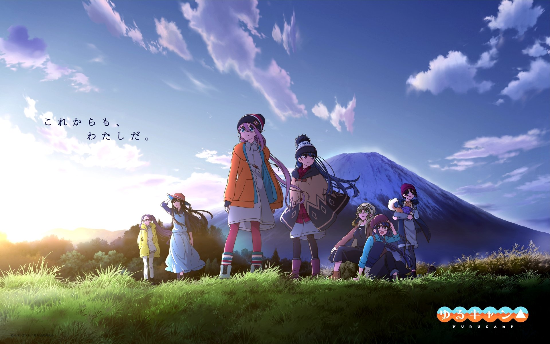Laid-Back Camp Yuru Camp Anime Nadeshiko Kagamihara Rin Shima Image