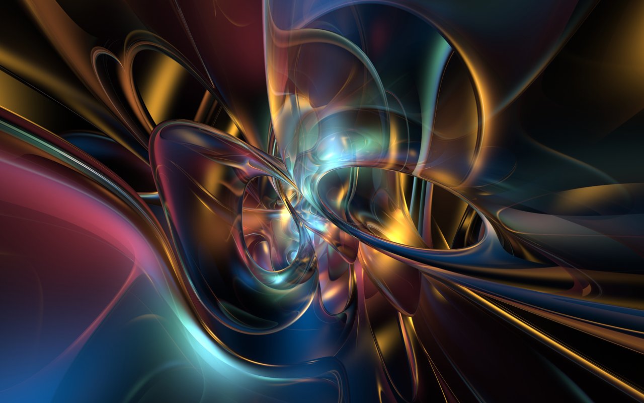 Cool Abstract Shapes and Colors in Motion