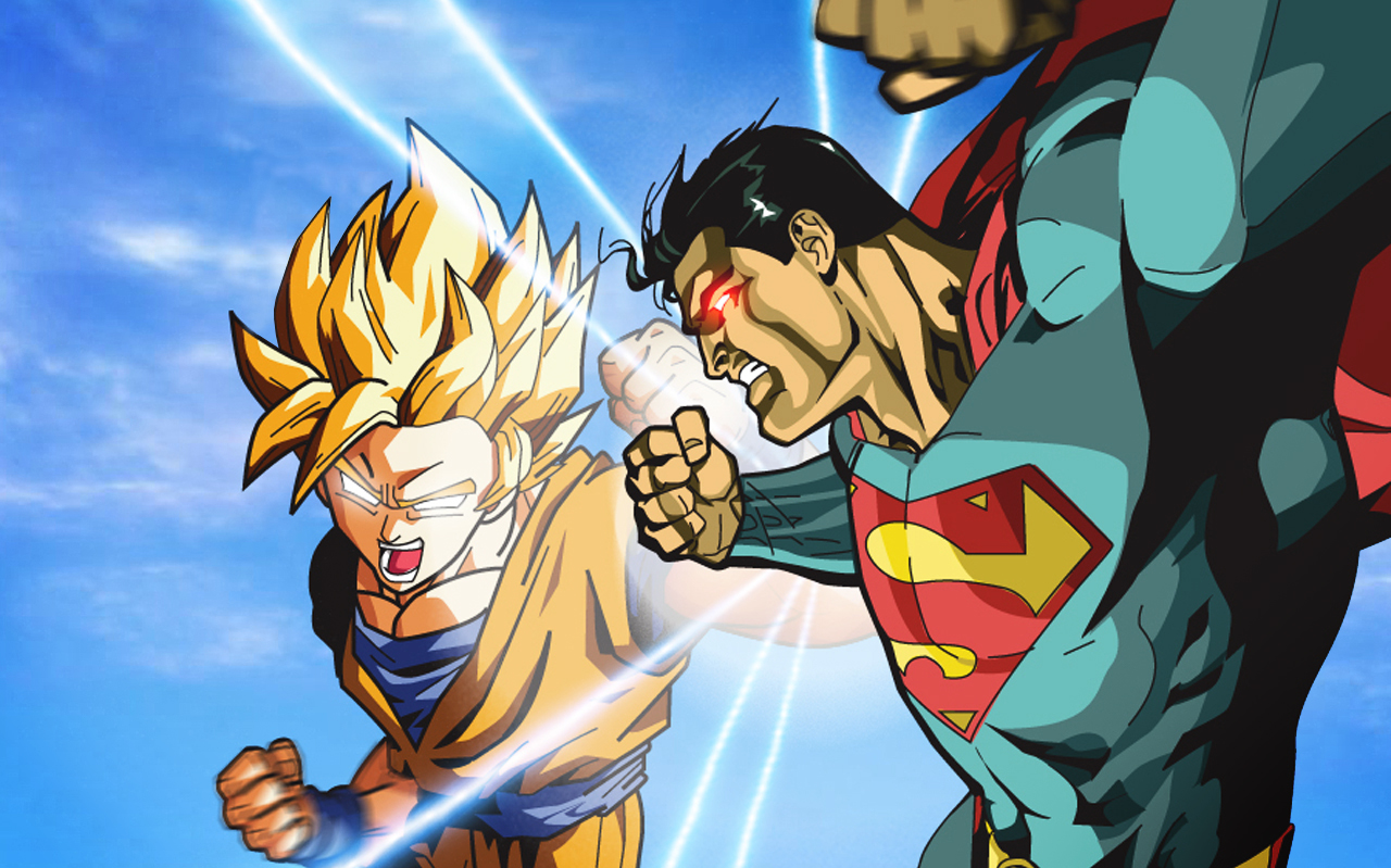 Goku vs. Superman - Image Abyss