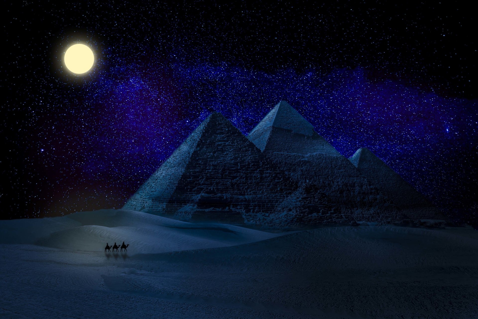 man made pyramid Image