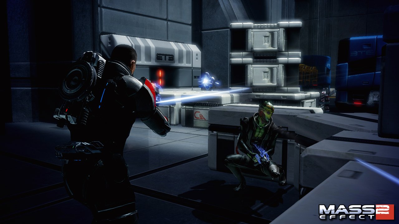 Thane Krios Commander Shepard video game Mass Effect 2 Image
