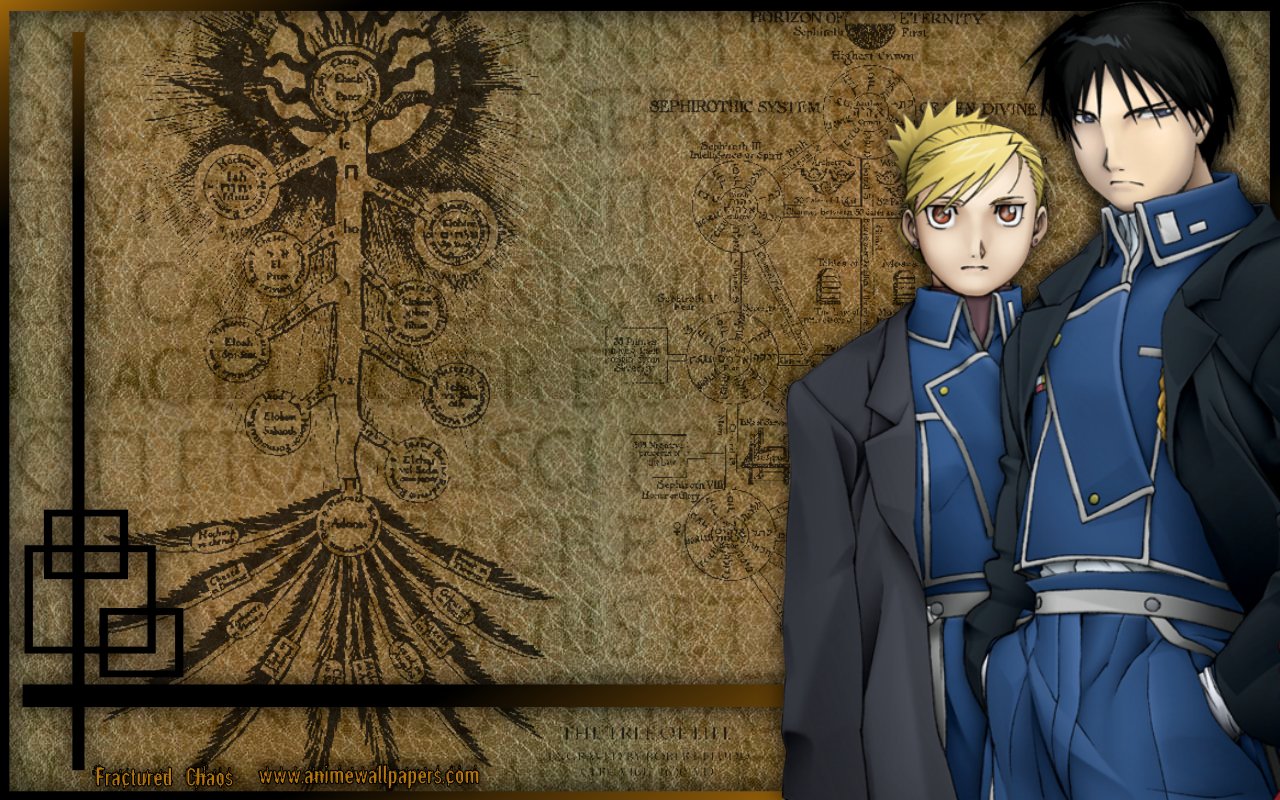Riza Hawkeye Roy Mustang Anime Fullmetal Alchemist Image