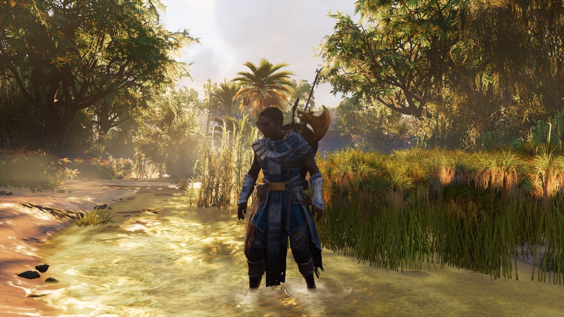  Bayek on the river bank