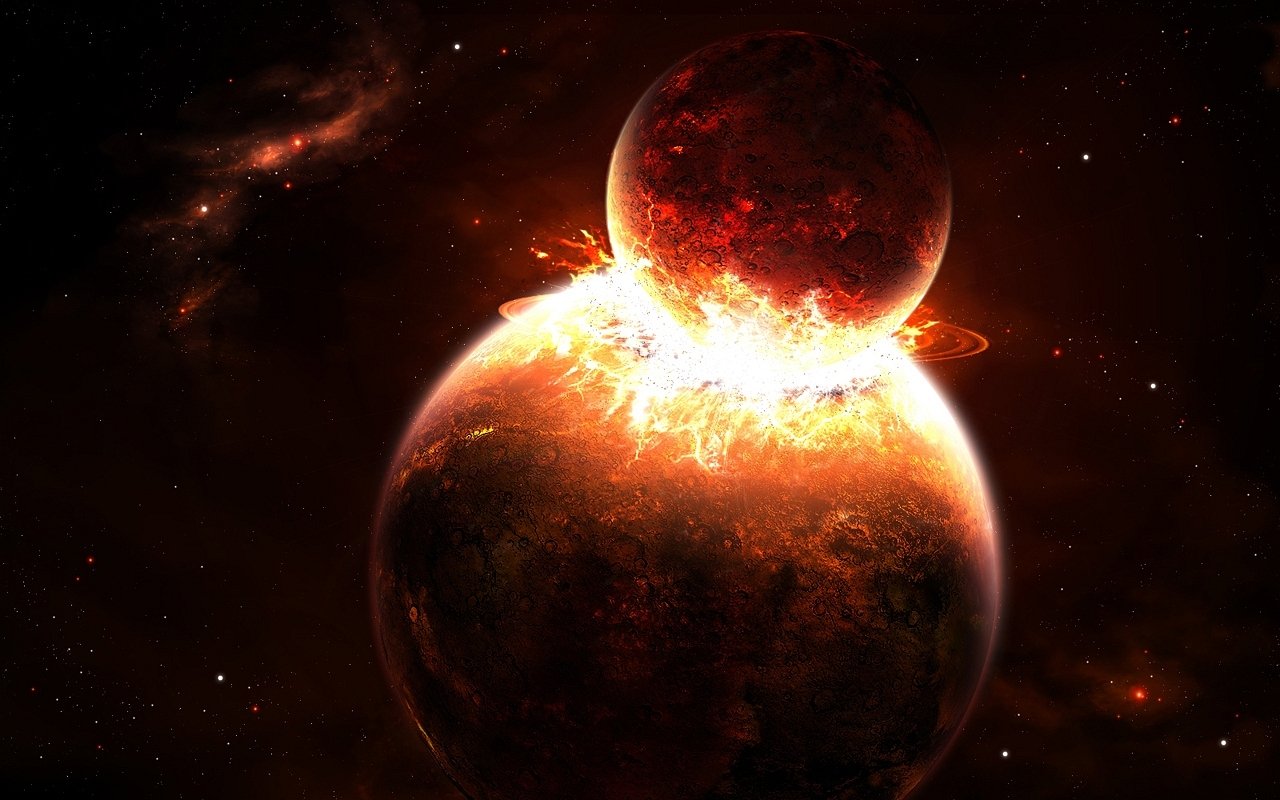 Sci Fi collision Image