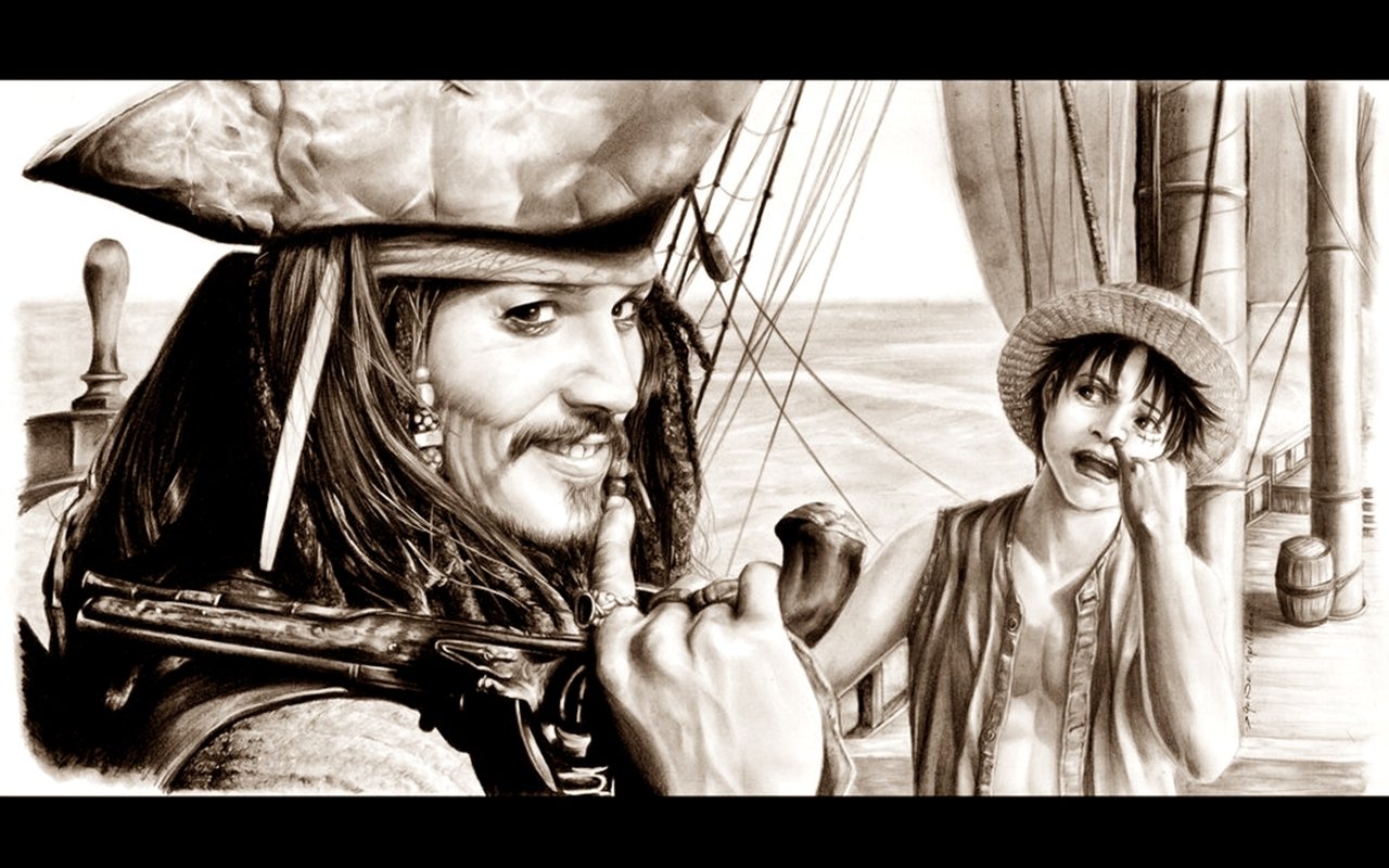 Pirate Adventure: Jack Sparrow Meets Anime Crossover