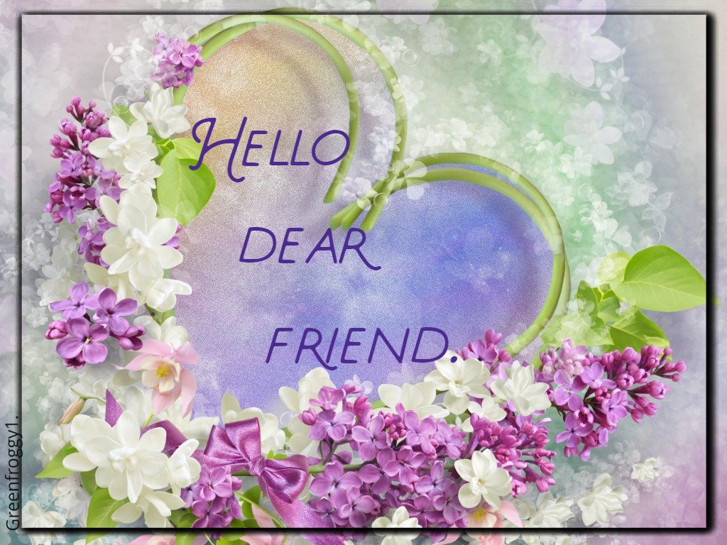 HELLO FRIEND by GREENFROGGY1