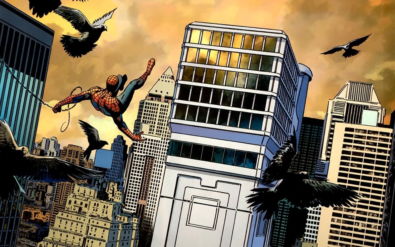 Comic spider man Image