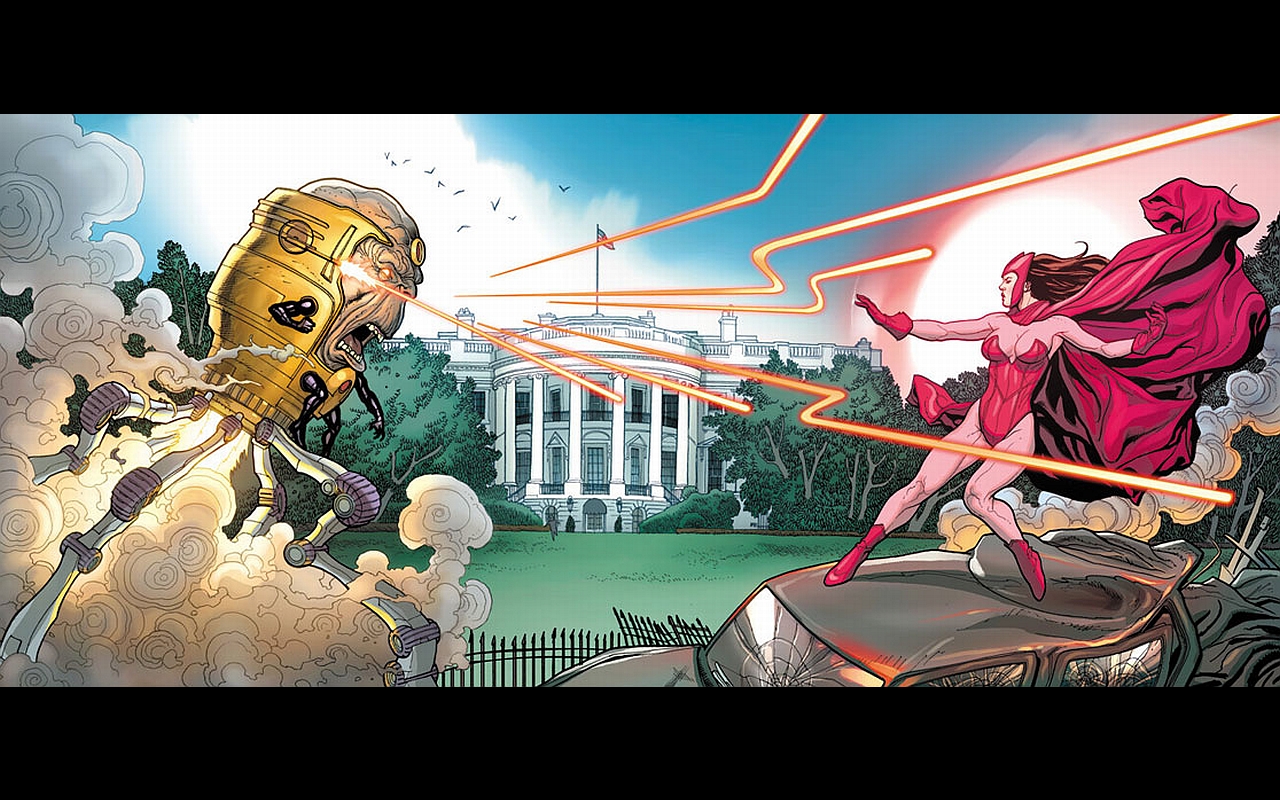 The Scarlet Witch vs. MODOK