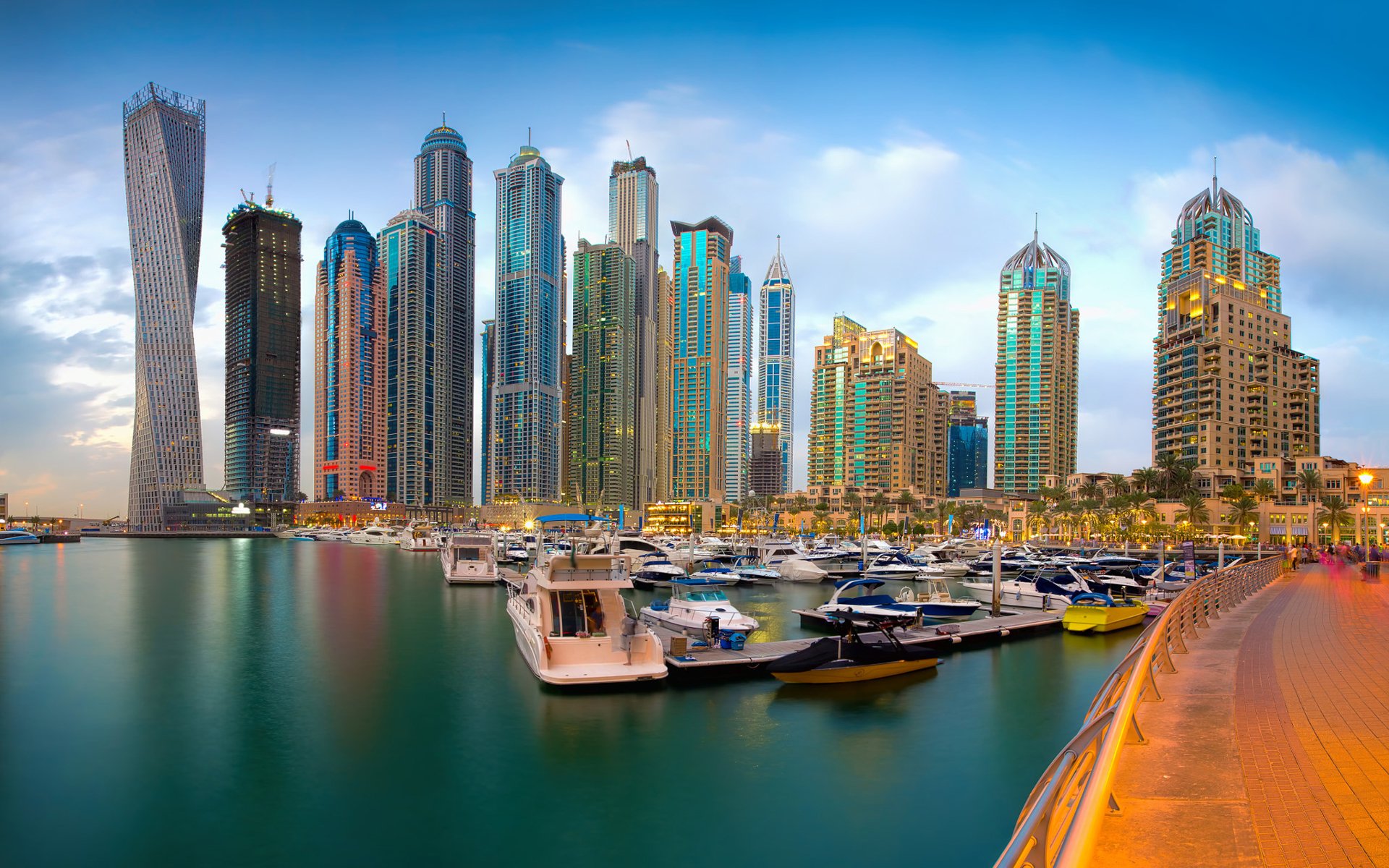 city dubai marina marina man made Dubai Image