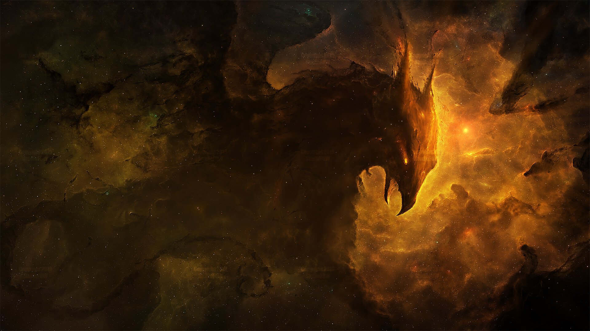 Download Star Nebula Fantasy Griffin Image