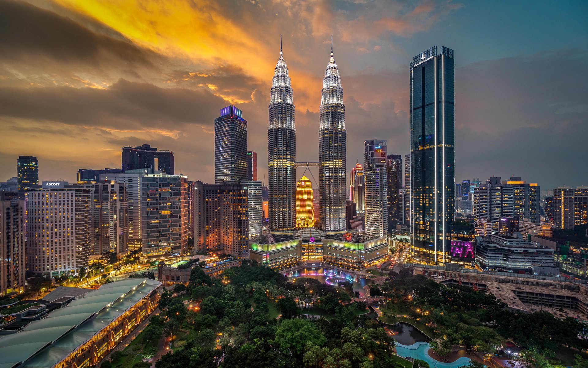  Petronas Twin Towers in Malaysia
