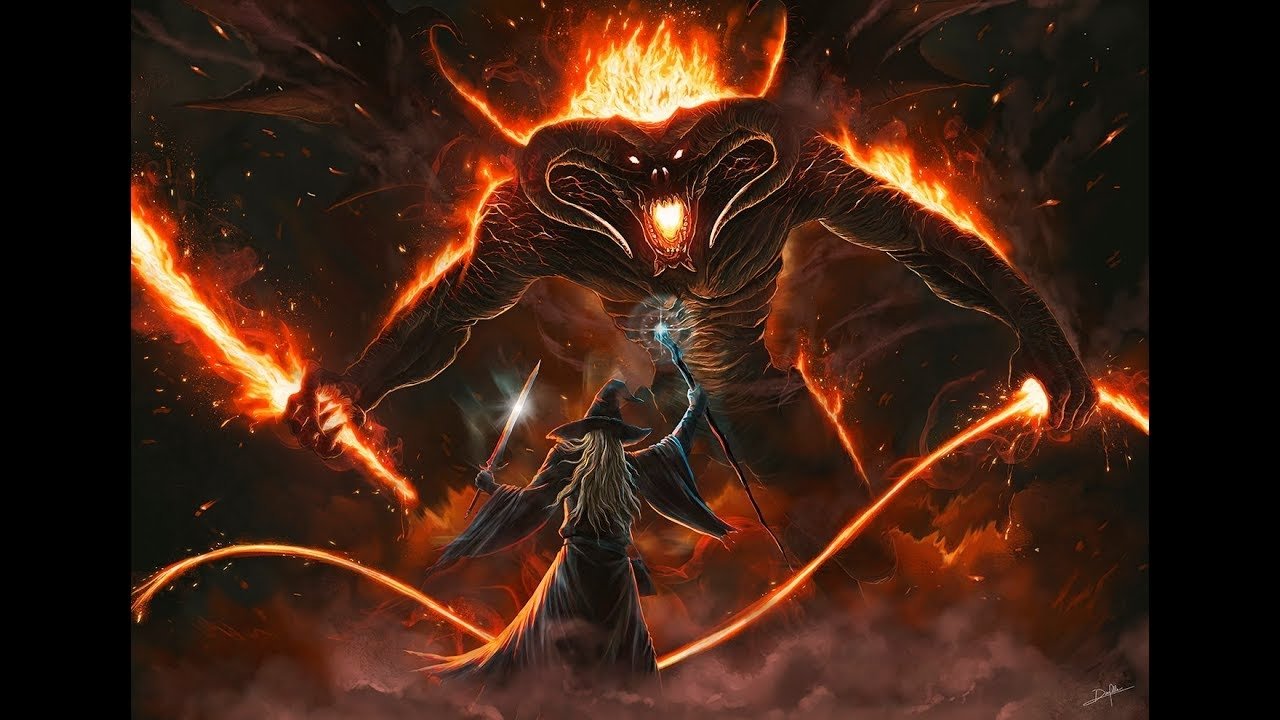  Gandalf vs Balrog
