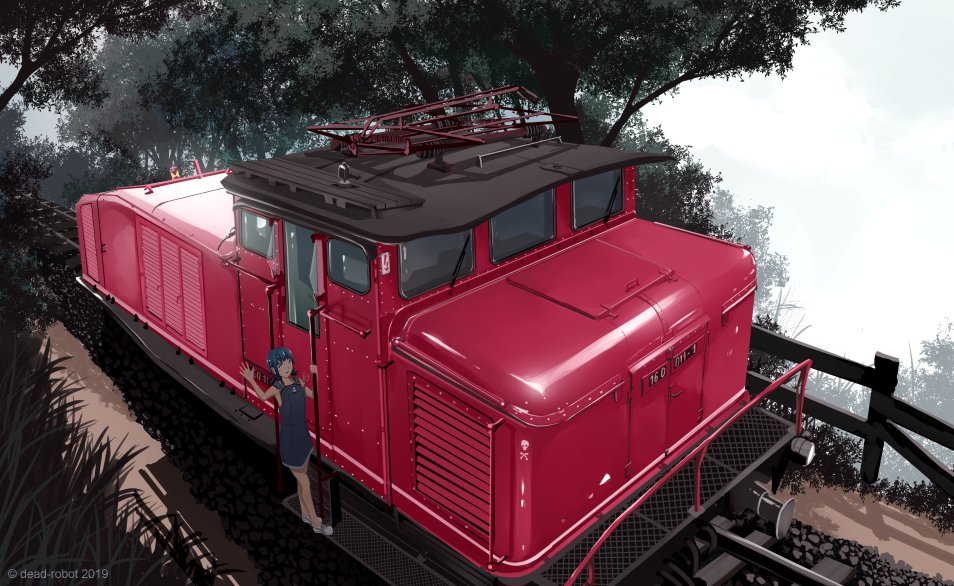 Anime train anime train Image