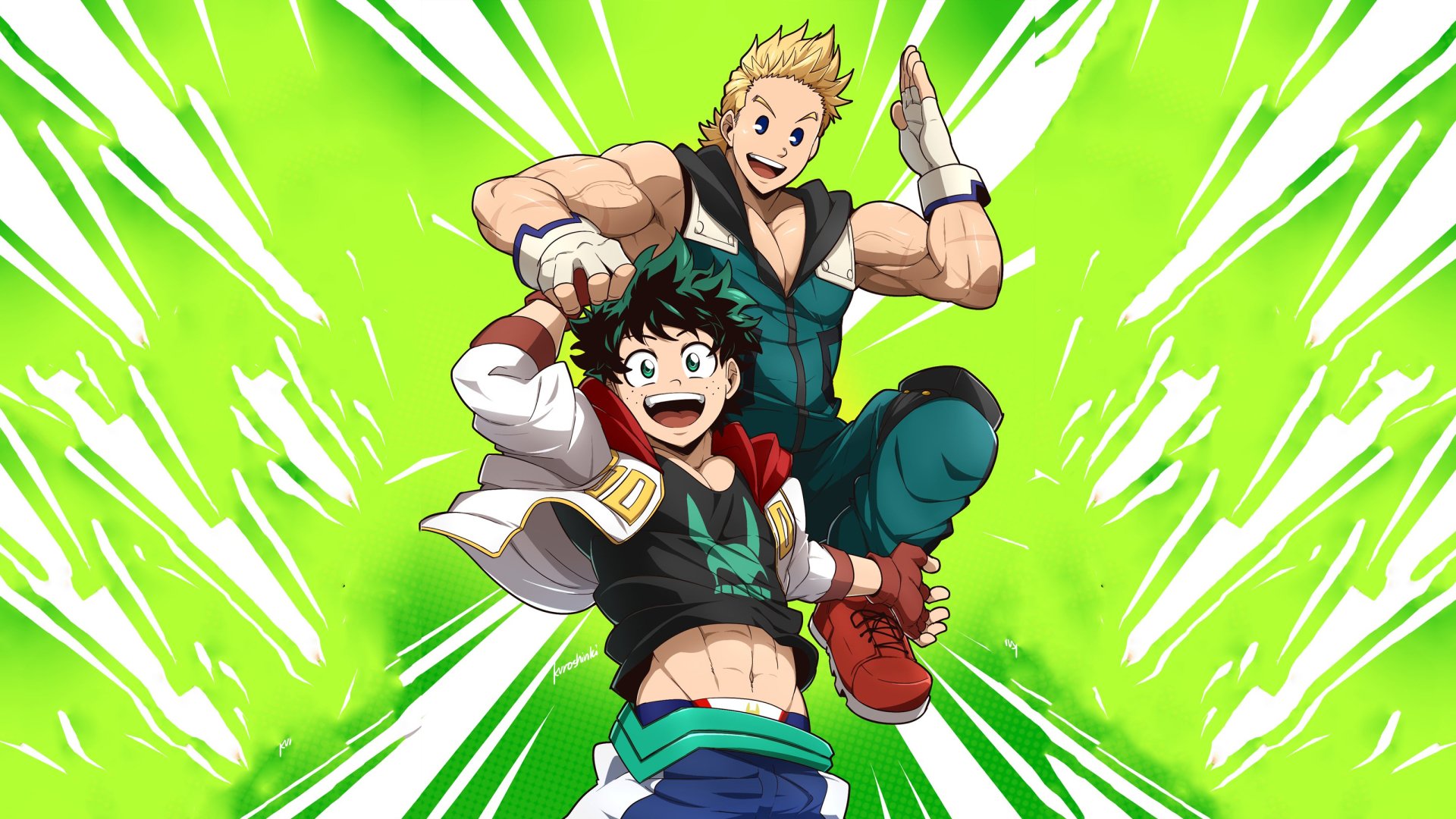 Midoriya And Mirio My Hero Academia By Kuroshinki Image Abyss