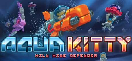 video game Aqua Kitty - Milk Mine Defender Image