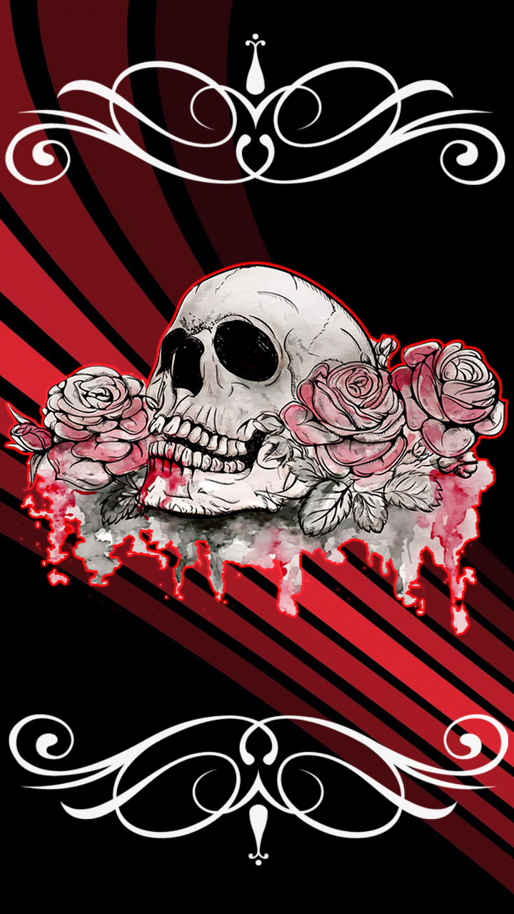 Skull Roses by Raphitalia Image Abyss