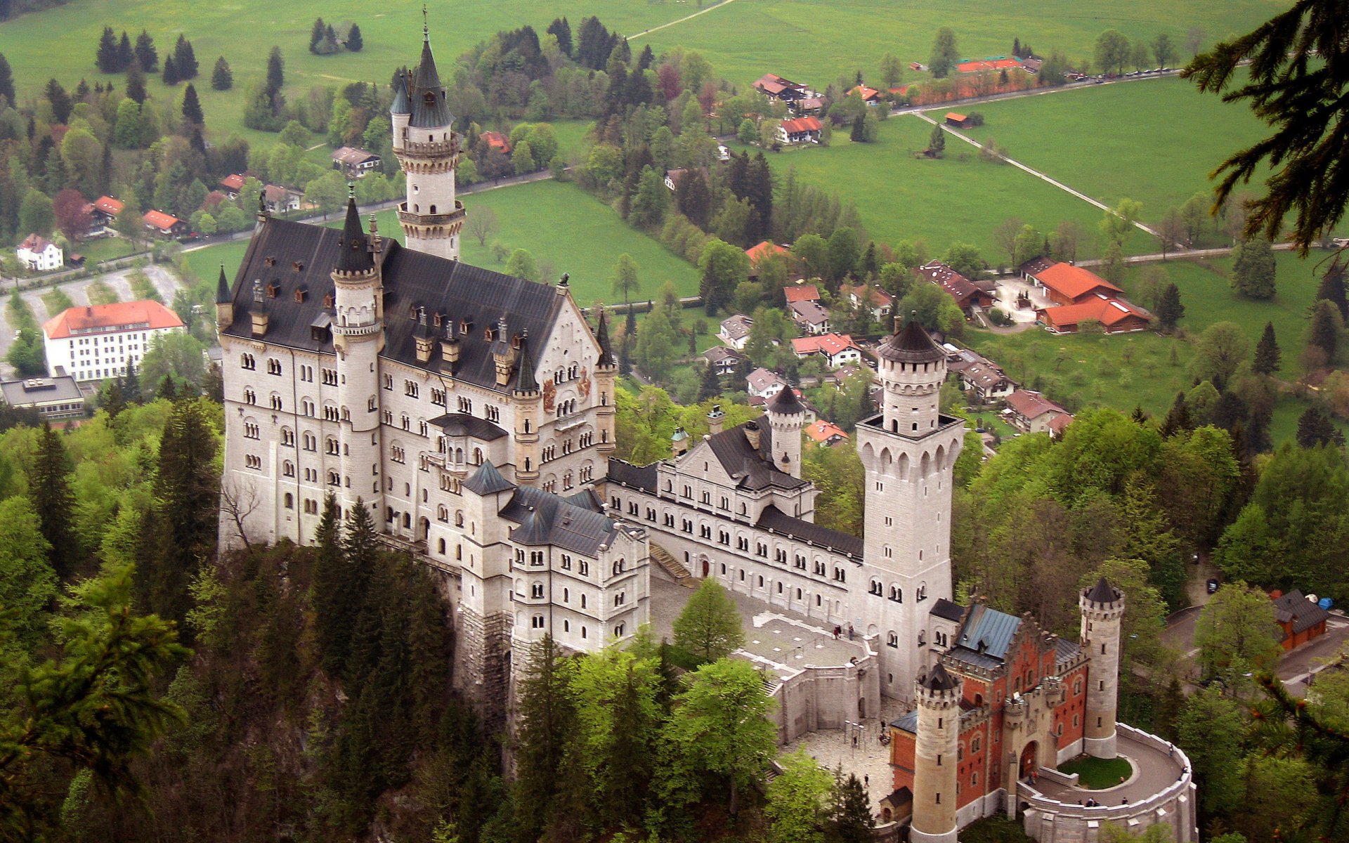 man made Neuschwanstein Castle Image
